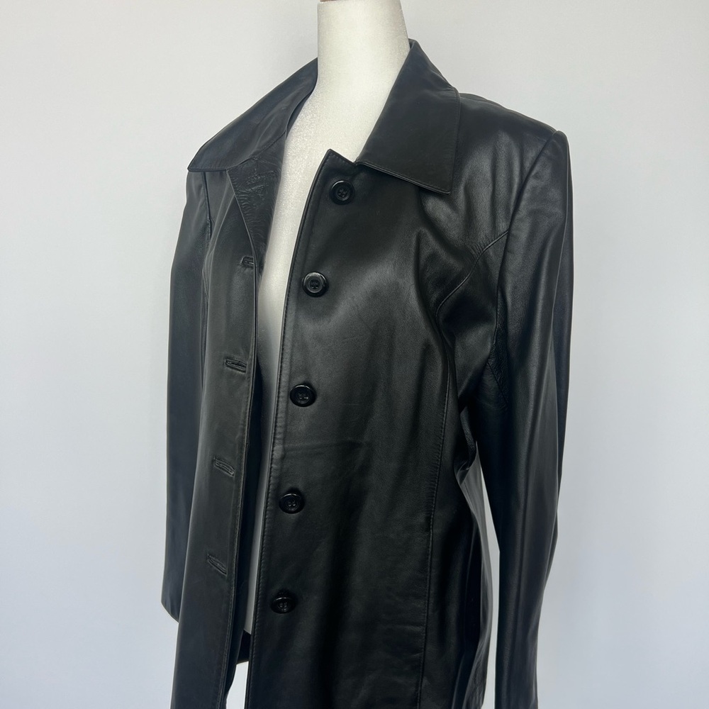 Women's Black Boutique of Leathers Leather Jacket made in Canada